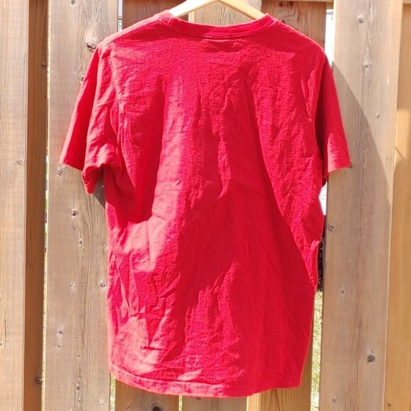 RED CANOE AIR SERVICE CANADA T-Shirt Men's Small RED 🍁 - Picture 7 of 7